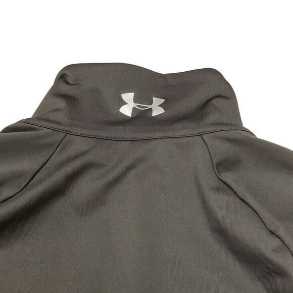 Under Armour UA All Seasons Gear Jacket Women's Medium/Large Gray Mock Neck Zip - Picture 6 of 10